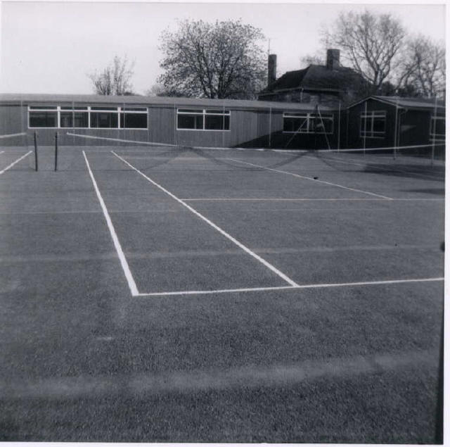 Tennis Courts and New Building